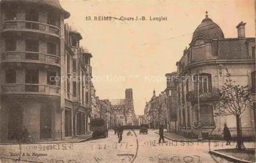 AK / Ansichtskarte REIMS 51 Marne Cours JB Langlet