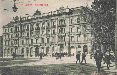 AK / Ansichtskarte ZueRICH  ZH Kreditanstalt