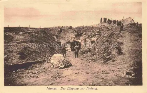 AK / Ansichtskarte NAMUR-sur-Meuse Belgie Der Eingang zur Festung