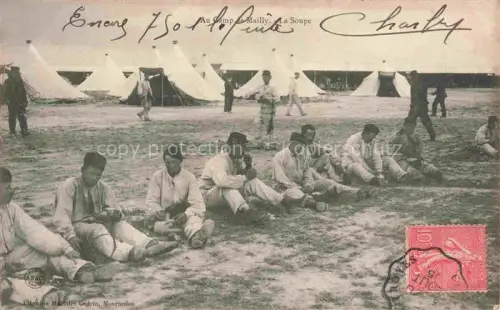 AK / Ansichtskarte Camp de Mailly TROYES 10 Aube La Soupe