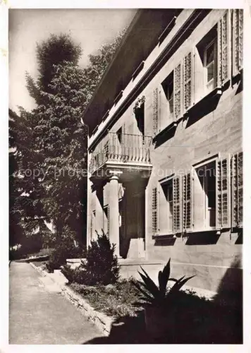 AK / Ansichtskarte Donndorf Eckersdorf Oberfranken Bayreuth Bayern Schwestern-Erholungsheim Martha-Maria Villa Balkon Garten Diakonissenanstalt Saeule