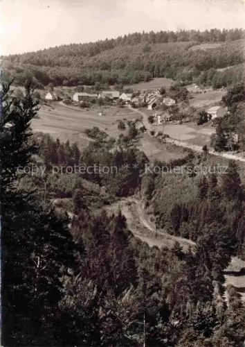 AK / Ansichtskarte Raubach Odenwald Hessen Talblick Gasthaus Pension Talblick Odenwald Wald Panorama Dorf Tal