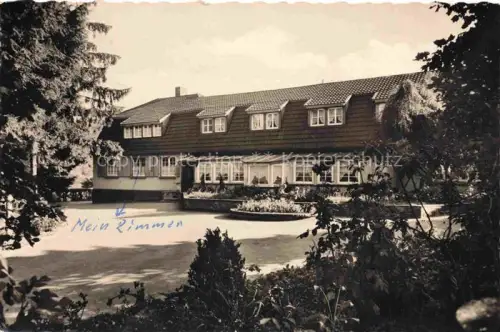 AK / Ansichtskarte Herchen Sieg Windeck NRW Erholungsheim Wuppertaler-Stadtwerke Gartenanlage Blumenbeet Terrasse Baeume