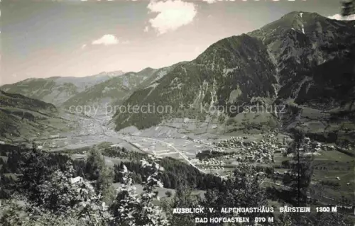 AK / Ansichtskarte Weitmoserschloss Hofgastein Bad AT Alpengasthaus-Baerstein Talblick Bergpanorama Dorf Wiesen Wald Alpen Thermalbad
