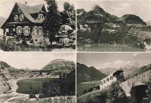 AK / Ansichtskarte Seelisberg UR Ruetli Vierwaldstaettersee Gasthaus Berge Mehrbildkarte Bruecke See Chalet