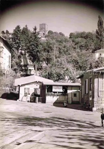 AK / Ansichtskarte Durlach Karlsruhe Baden BW Turmbergbahn Talstation Turmberg Baeume Strasse Pavillon