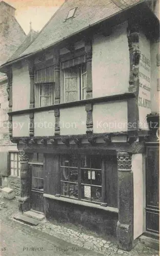 AK / Ansichtskarte PAIMPOL Saint-Brieuc 22 Cotes-d Armor Vieille maison du XVe siècle