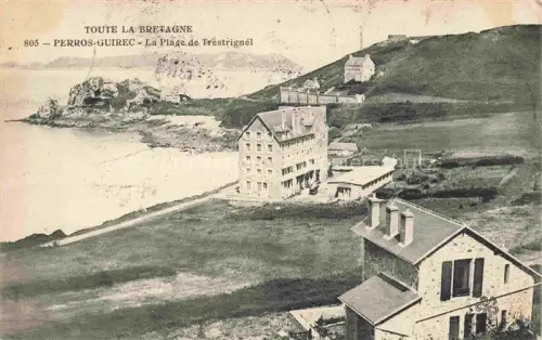 AK / Ansichtskarte PERROS-GUIREC Lannion 22 Cotes-d Armor La Plage de Trestrignel