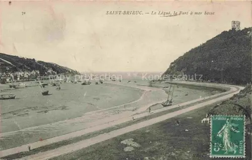 AK / Ansichtskarte SAINT-BRIEUC Saint-Brieux 22 Cotes-d Armor Le Légué le port à mer basse