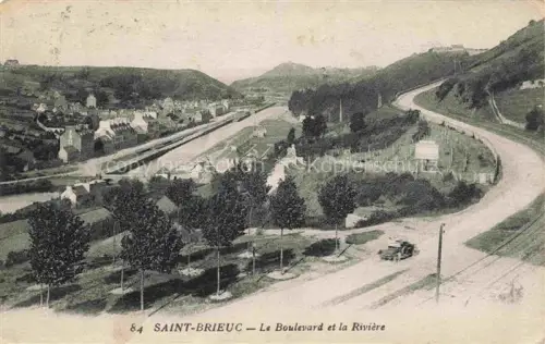 AK / Ansichtskarte SAINT-BRIEUC Saint-Brieux 22 Cotes-d Armor Le Boulevard et la Rivière