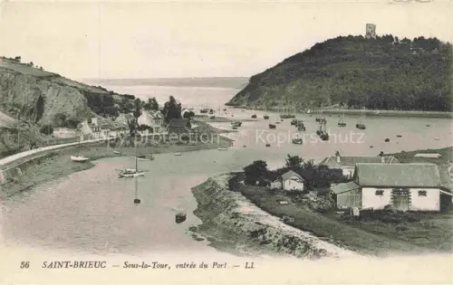 AK / Ansichtskarte SAINT-BRIEUC Saint-Brieux 22 Cotes-d Armor Sous-la-Tour entrée du port
