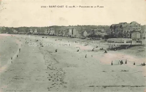 AK / Ansichtskarte Saint-Cast-Plages DINAN 22 Cotes-d Armor Panorama de la plage