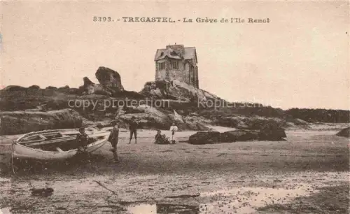 AK / Ansichtskarte Tregastel LANNION 22 Cotes-d Armor La Grève de l'Ile Renot