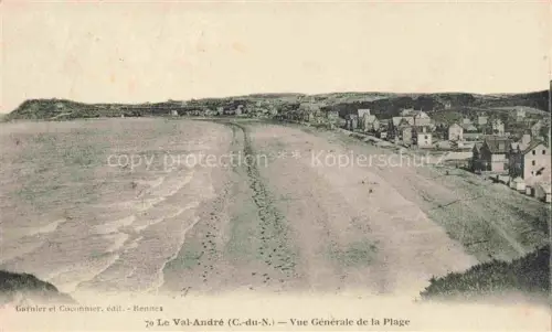 AK / Ansichtskarte Val-Andre Saint-Brieuc 22 Cotes-d Armor Vue générale de la plage