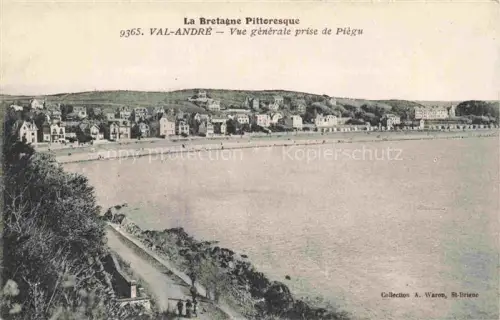 AK / Ansichtskarte Val-Andre Saint-Brieuc 22 Cotes-d Armor Vue générale prise de Piégu