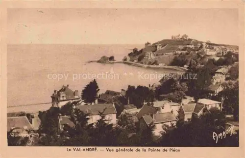AK / Ansichtskarte Val-Andre Saint-Brieuc 22 Cotes-d Armor Vue générale de la Pointe de Piégu