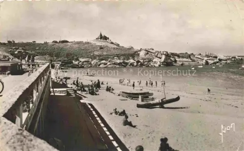 AK / Ansichtskarte Tregastel LANNION 22 Cotes-d Armor Plage de Coz-Pors