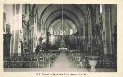 AK / Ansichtskarte DIE 26 Drome Cathédrale Notre Dame Intérieur