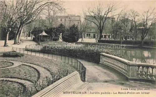 AK / Ansichtskarte MONTELIMAR  Nyons 26 Drome Jardin public Ront-Point en hiver