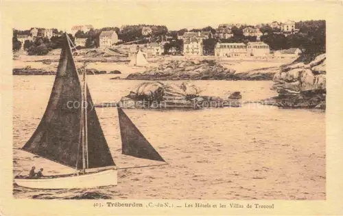 AK / Ansichtskarte TREBEURDEN Lannion 22 Cotes-d Armor Les Hôtels et les Villas de Trozoul