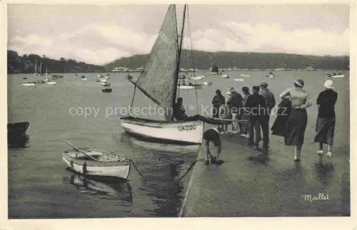 AK / Ansichtskarte TREBEURDEN Lannion 22 Cotes-d Armor L'arrivée au port