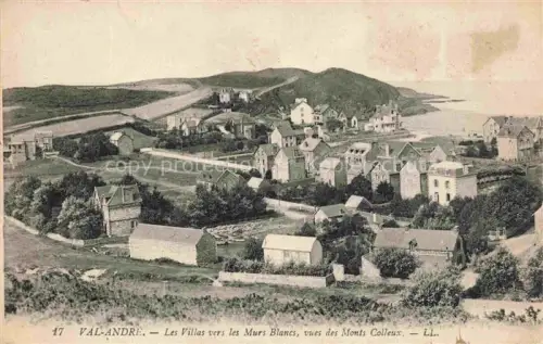 AK / Ansichtskarte Val-Andre Saint-Brieuc 22 Cotes-d Armor Les villas vers les murs blancs vues des Monts Colleux