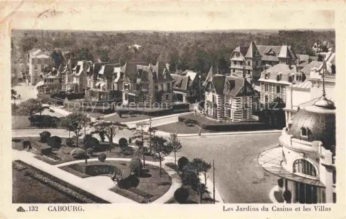 AK / Ansichtskarte CABOURG 14 Calvados Les Jardins du Casino et les Villas