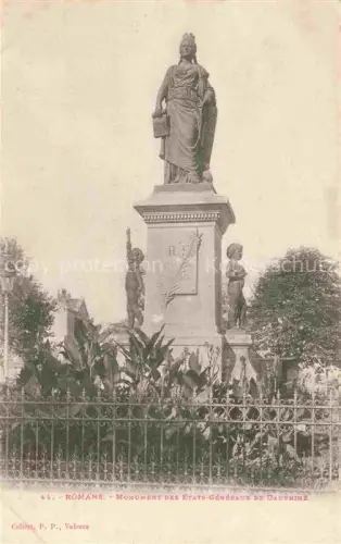 AK / Ansichtskarte Romans -sur-Isere VALENCE 26 Drome Monument des Etats-Généraux de Dauphiné