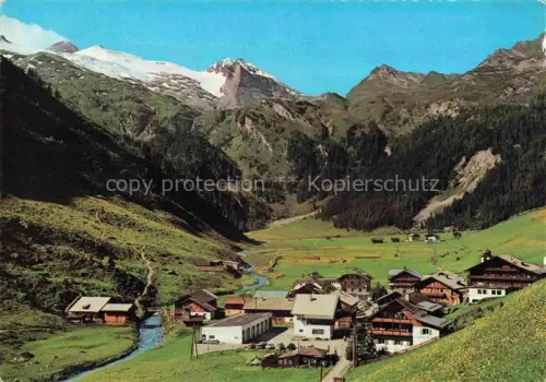 AK / Ansichtskarte Spannagelhaus 2533m Hintertux Zillertal AT Thermalbad-Hintertux Zillertal Bergdorf Alm Bach Gletscher Bergpanorama