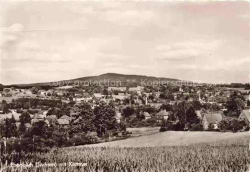 AK / Ansichtskarte Ebersbach Sachsen Kottmar Panorama Stadtansicht Felder Oberlausitz Bergland