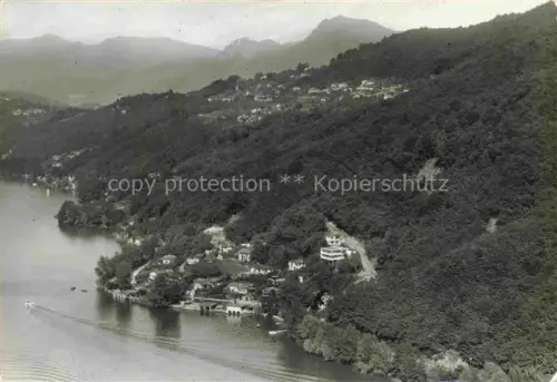 AK / Ansichtskarte Carabietta LUGANO TI La Ghiera Fliegeraufnahme