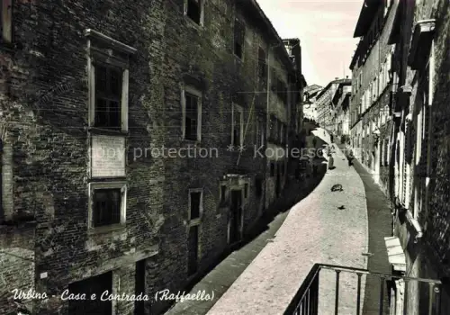 AK / Ansichtskarte Urbino PESARO Marche IT Casa e contrada Raffaello