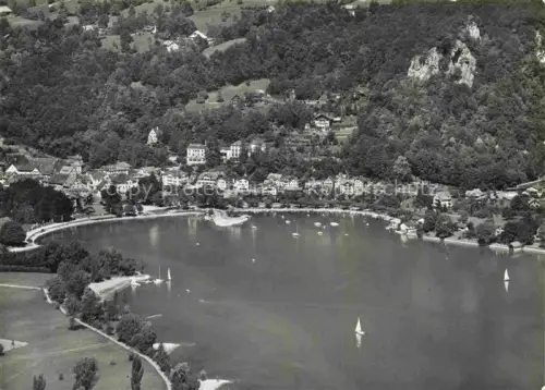 AK / Ansichtskarte Weesen  Walensee SG Fliegeraufnahme