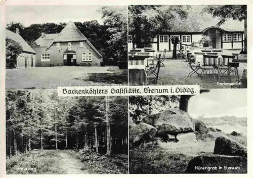 AK / Ansichtskarte Stenum Ganderkesee Oldenburg Niedersachsen BAckenkoehlers Gaststaette