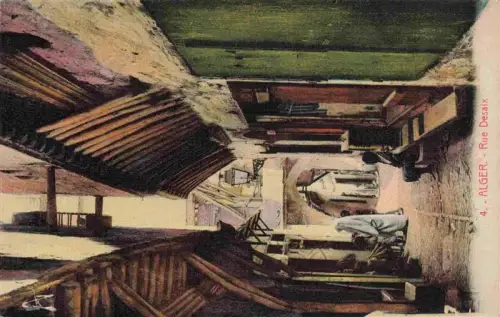 AK / Ansichtskarte ALGER  Algerie Rue-Desaix Gasse Kasbah Altstadtgasse Gewoelbe Passanten arabische-Architektur Laterne