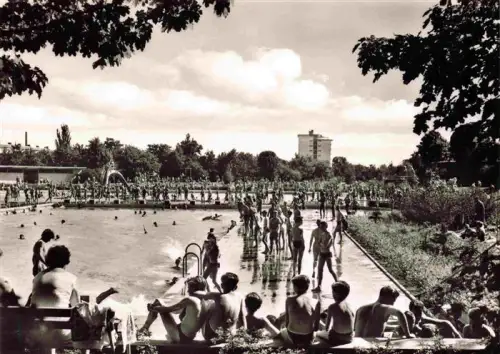 AK / Ansichtskarte MARIENDORF  TEMPELHOF-SCHoeNEBERG BERLIN Sommerbad Freibad Schwimmbad Sportbecken Planschbecken Kinder Badegaeste