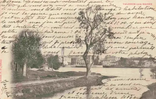 AK / Ansichtskarte VALENCE -SUR-RHONE 26 Drome Vue générale Bords du Rhône
