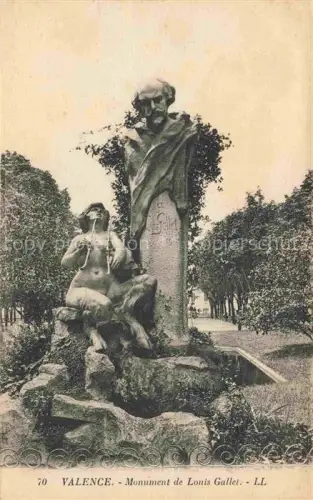 AK / Ansichtskarte VALENCE -SUR-RHONE 26 Drome Monument de Louis Gallet