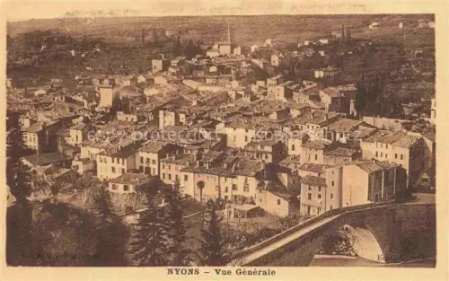 AK / Ansichtskarte NYONS 26 Drome Vue générale