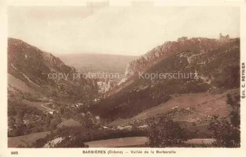 AK / Ansichtskarte Barbieres VALENCE 26 Drome Vue panoramique Vallée de la Barberolle
