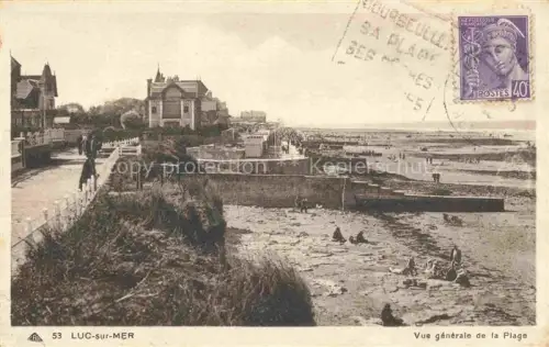 AK / Ansichtskarte LUC-SUR-MER CAEN 14 Calvados Vue générale de la plage