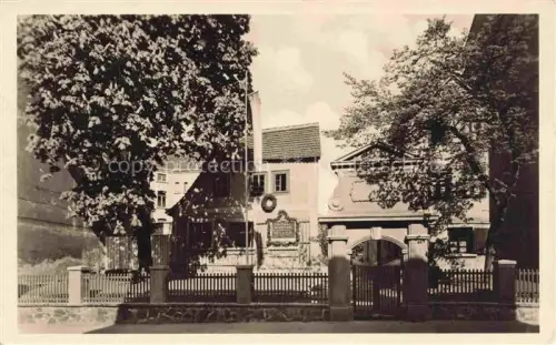 AK / Ansichtskarte LEIPZIG Sachsen Schillerhaus Eingangstor Zaun Baeume Gedenkstaette