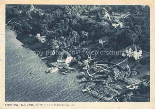 AK / Ansichtskarte BAD ZWISCHENAHN Ammerland Niedersachsen Faehrhaus Fliegeraufnahme