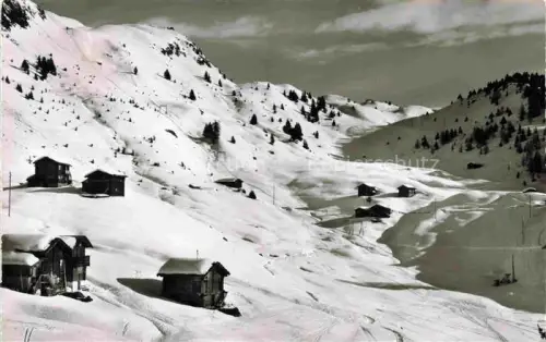 AK / Ansichtskarte Riederalp Raron VS Skilift Skigebiet Winter Schnee Huetten Berghang