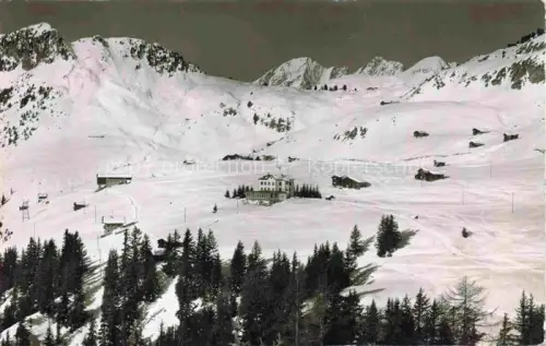 AK / Ansichtskarte Riederalp Raron VS Hotel-Alpenrose Riederhorn Riederfurka Winter Schnee Skilift Bergpanorama