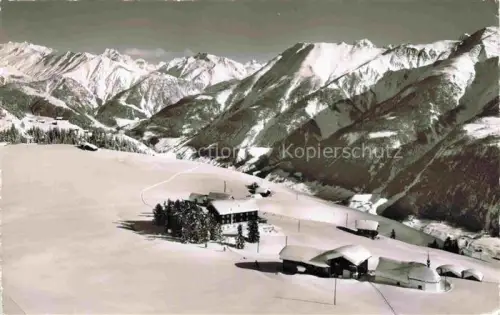 AK / Ansichtskarte Riederalp Raron VS Luftseilbahn Hotel-Alpenrose Hotel-Riedelalp Ofenhorn Schynhorngruppe Cherbadung Schnee Winter Alpen