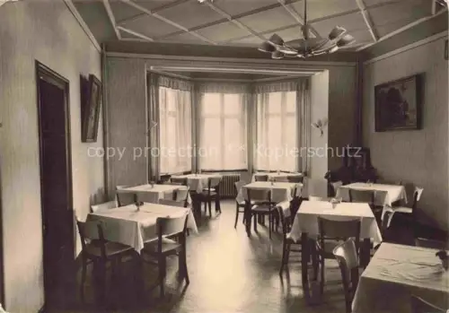 AK / Ansichtskarte Floeha Speisesaal Restaurant Paul-Jaekel Gastraum Innenaufnahme Tische
