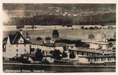 AK / Ansichtskarte Kloten Buelach ZH Waffenplatz Kaserne