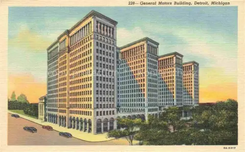 AK / Ansichtskarte DETROIT  Michigan USA General Motors Building