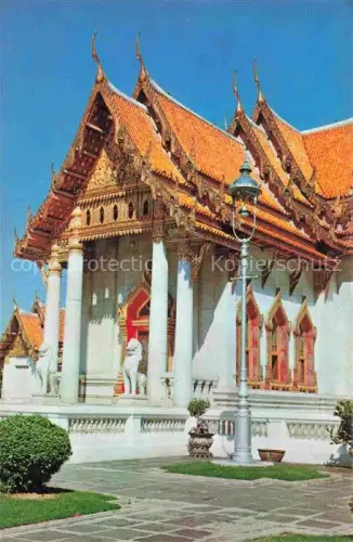 AK / Ansichtskarte Bangkok Thailand Wat Benchamabophitr Marble Temple